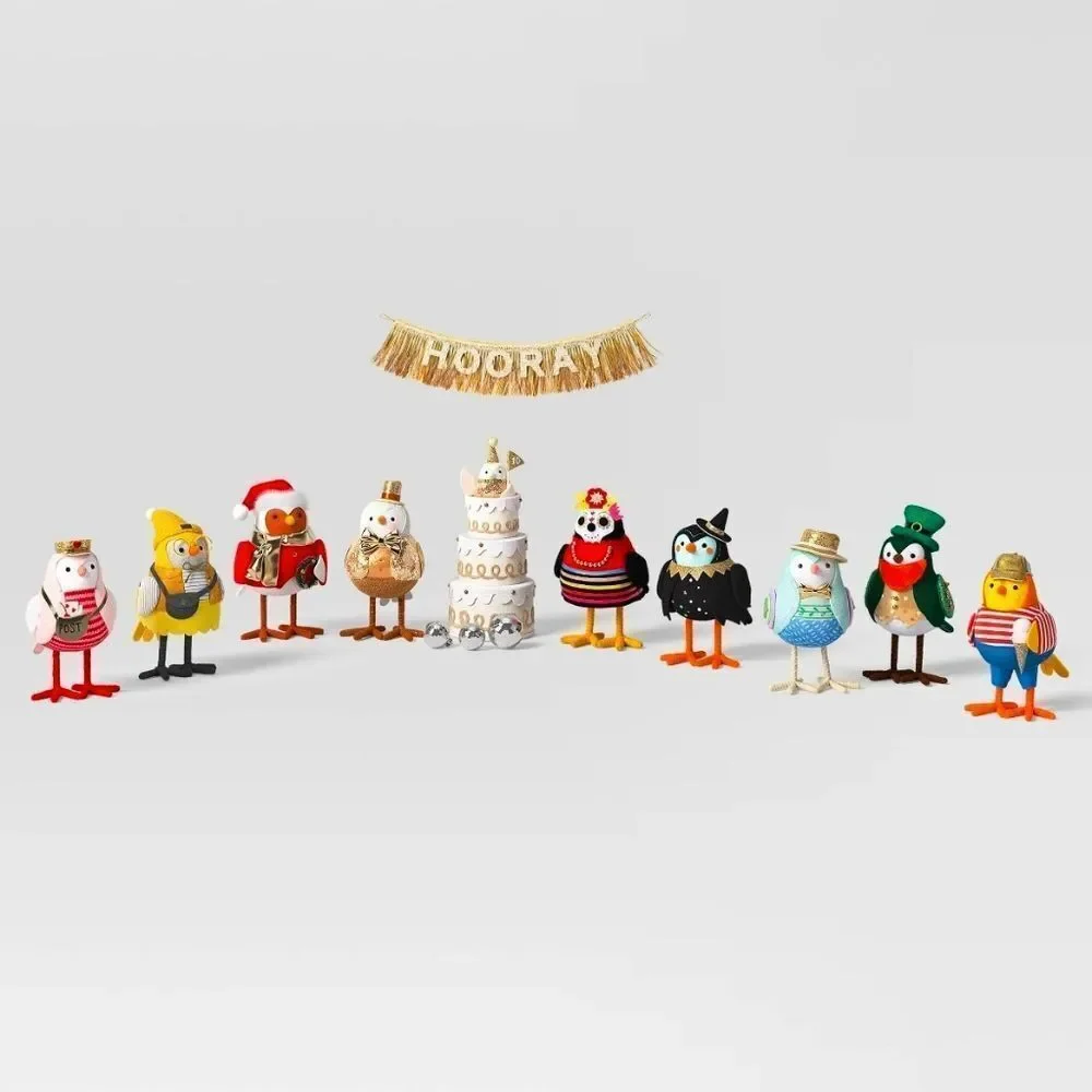 New! 2025 Ltd Edn Target Wondershop Featherly Friends REUNION Anniversary Birds